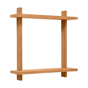 Treat 双层墙面置物架 - 天然涂油橡木_50x12x50cm - Andersen Furniture