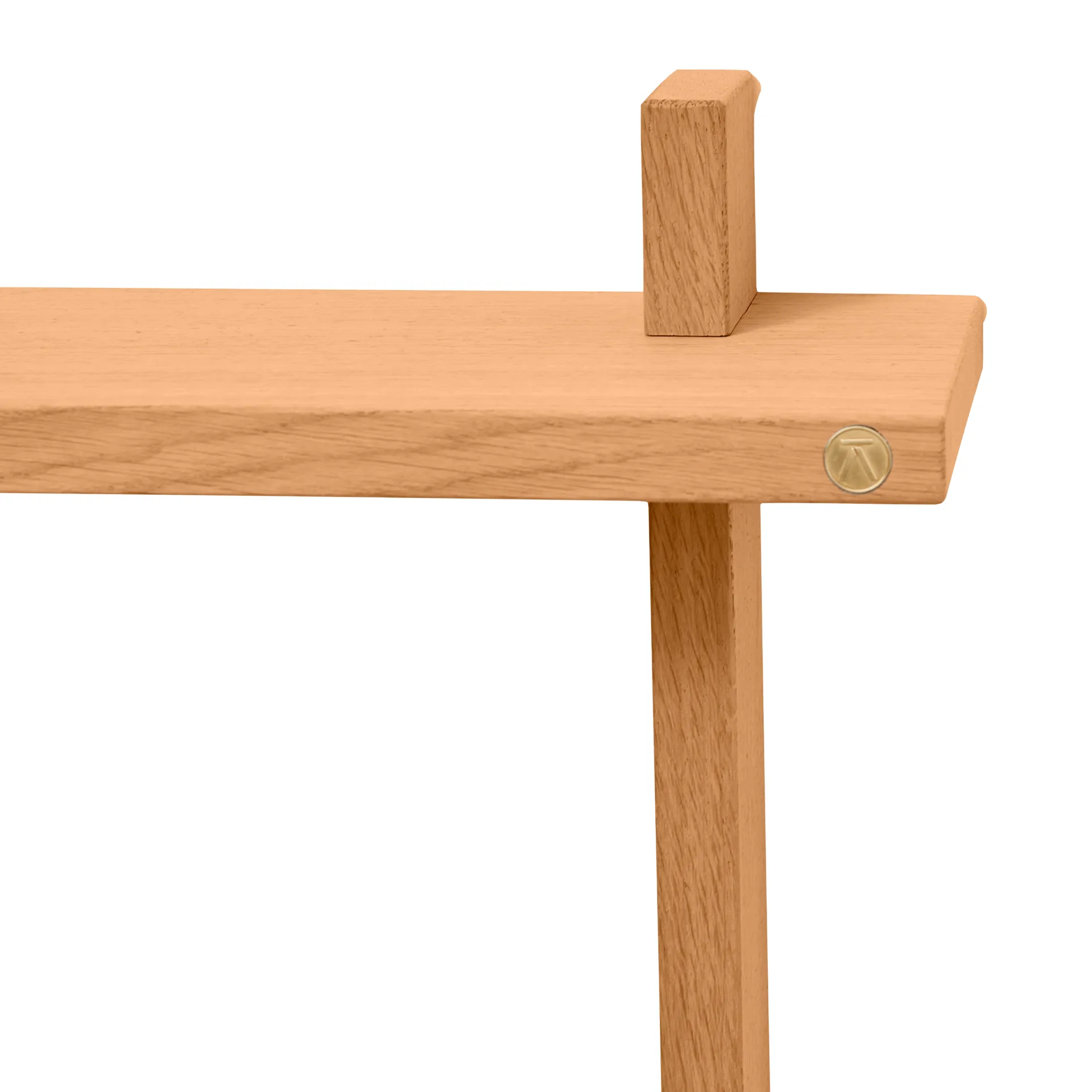 Treat 双层墙面置物架, 天然涂油橡木_50x12x50cm Andersen Furniture