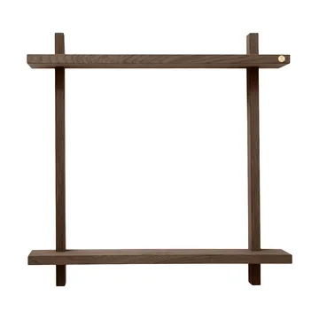 Treat 双层墙面置物架 - 烟熏涂油橡木_50x12x50cm - Andersen Furniture