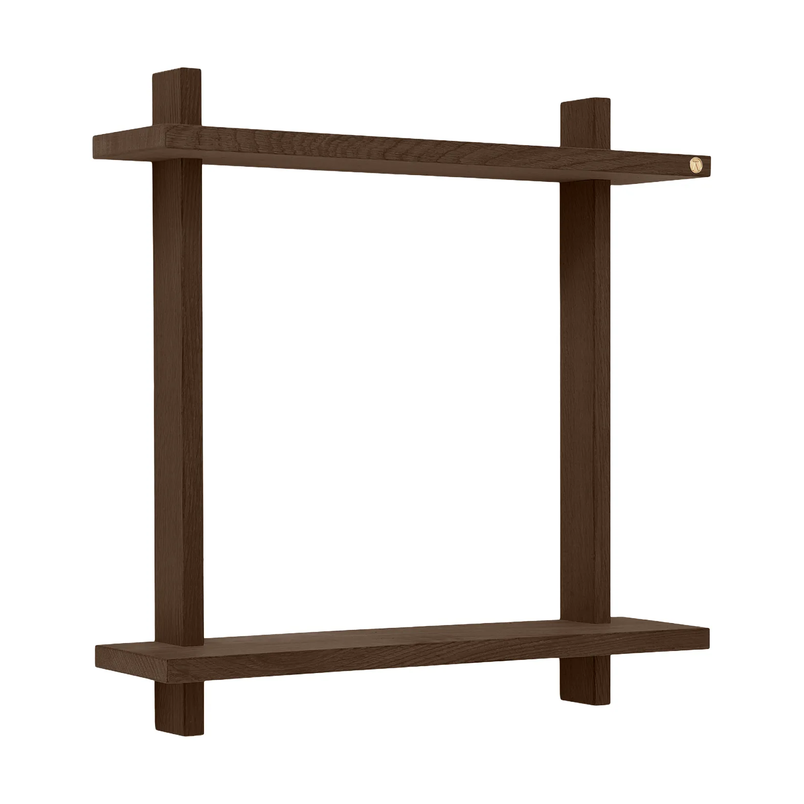 Treat 双层墙面置物架, 烟熏涂油橡木_50x12x50cm Andersen Furniture
