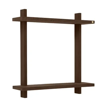 Treat 双层墙面置物架 - 烟熏涂油橡木_50x12x50cm - Andersen Furniture