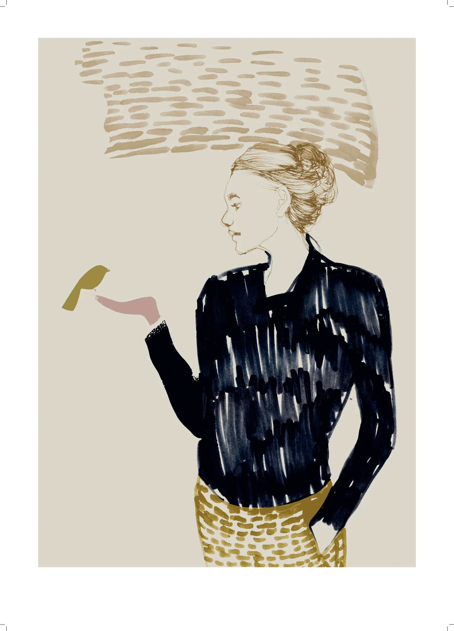 Hello 海报, 50x70 cm Anna Bülow