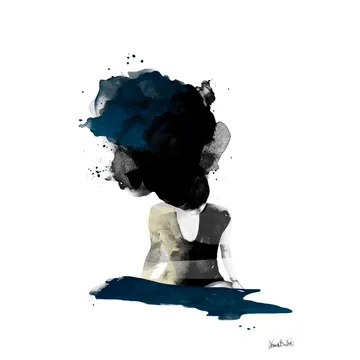 On her mind 海报 - 50x70cm - Anna Bülow