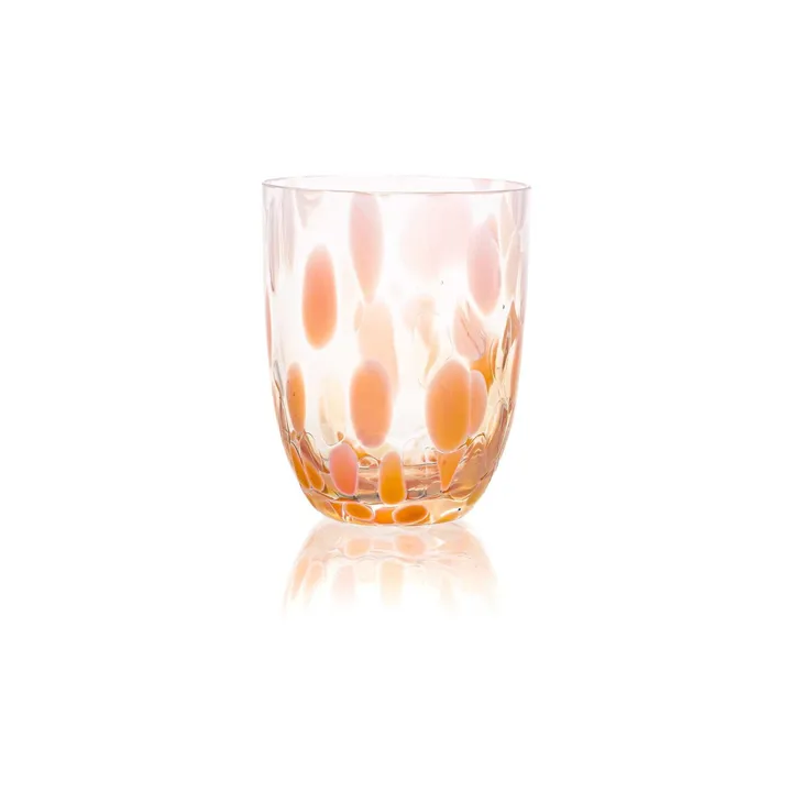 大号 Confetti 玻璃杯 25 cl - 桃色-vanilla - Anna Von Lipa