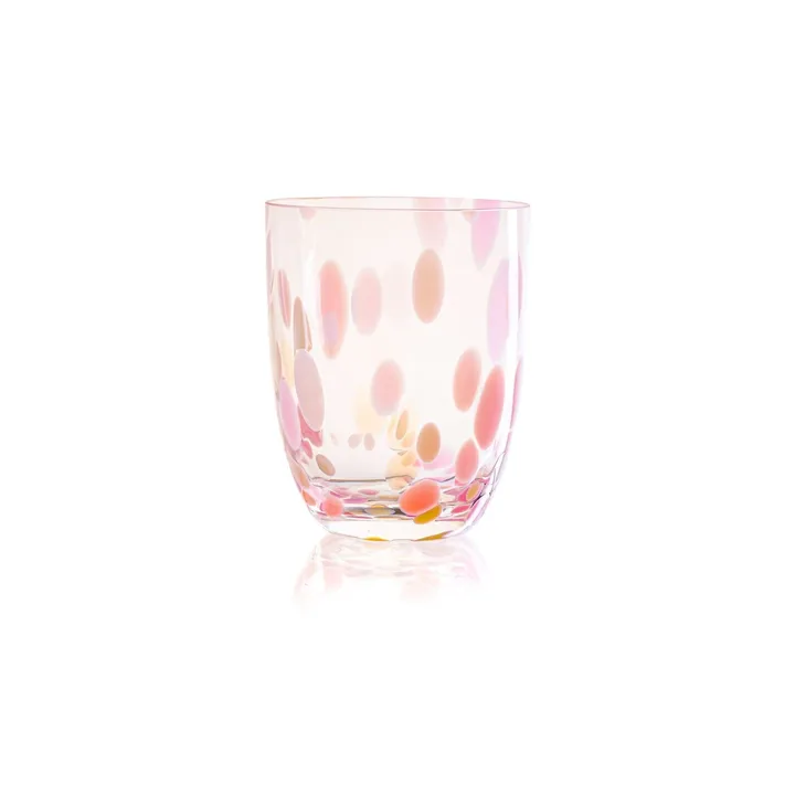 大号 Confetti 玻璃杯 25 cl - 粉色-vanilla - Anna Von Lipa