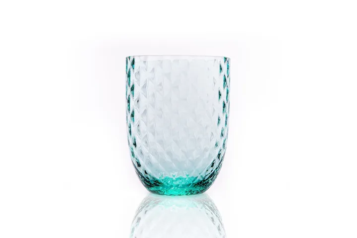 Harlequin 玻璃杯 25 cl - 绿柱石色 - Anna Von Lipa