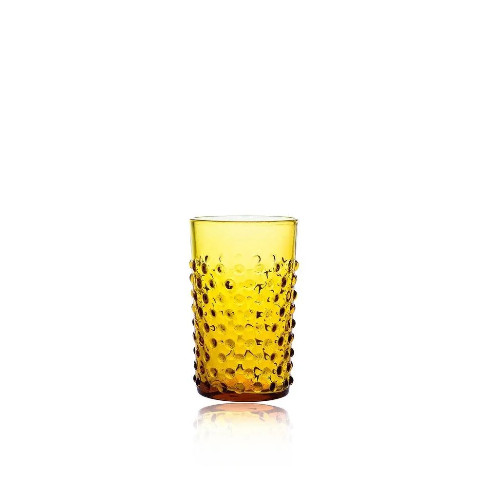Hobnail玻璃杯 200ml, 琥珀色 Anna Von Lipa