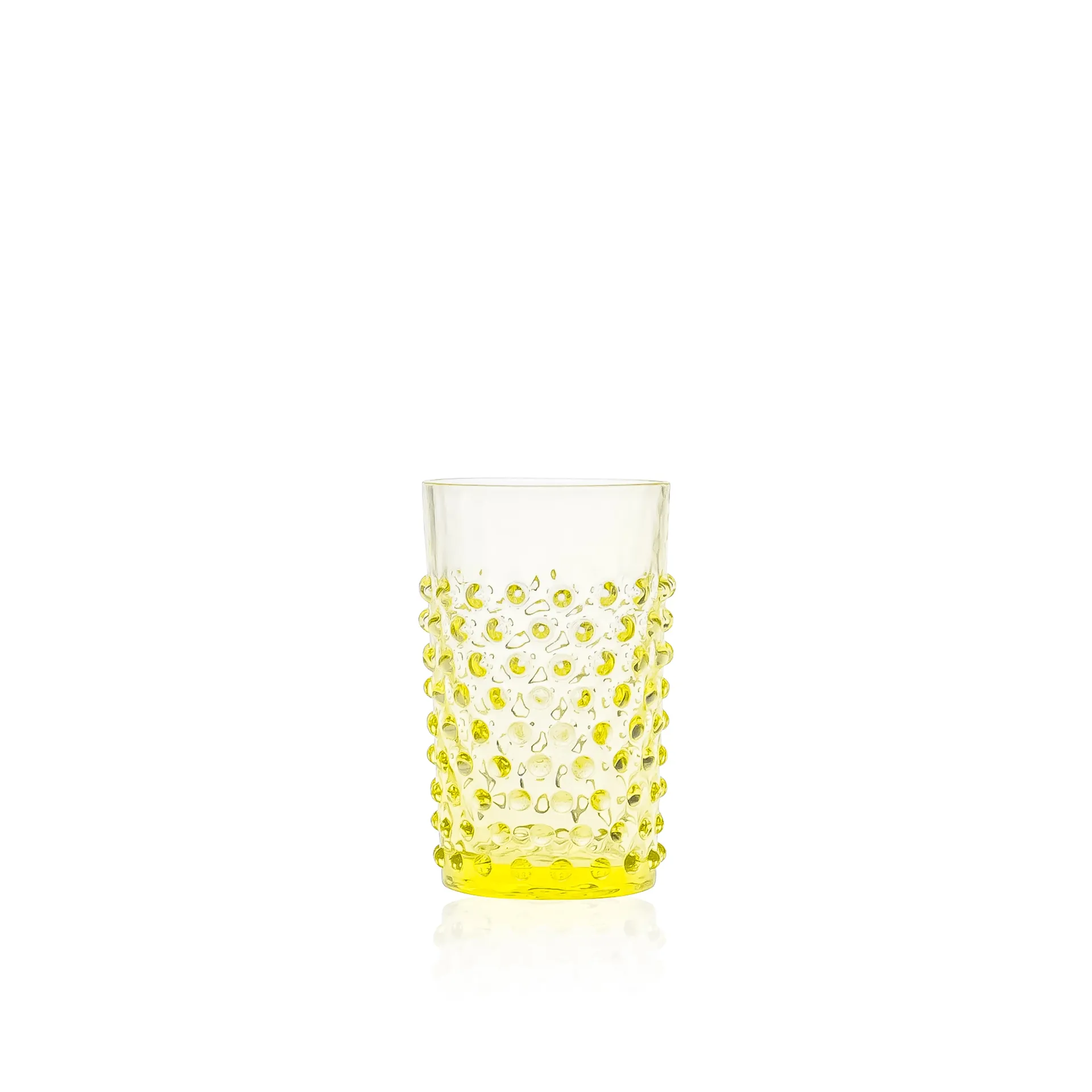 Hobnail玻璃杯 200ml, 柠檬色 Anna Von Lipa