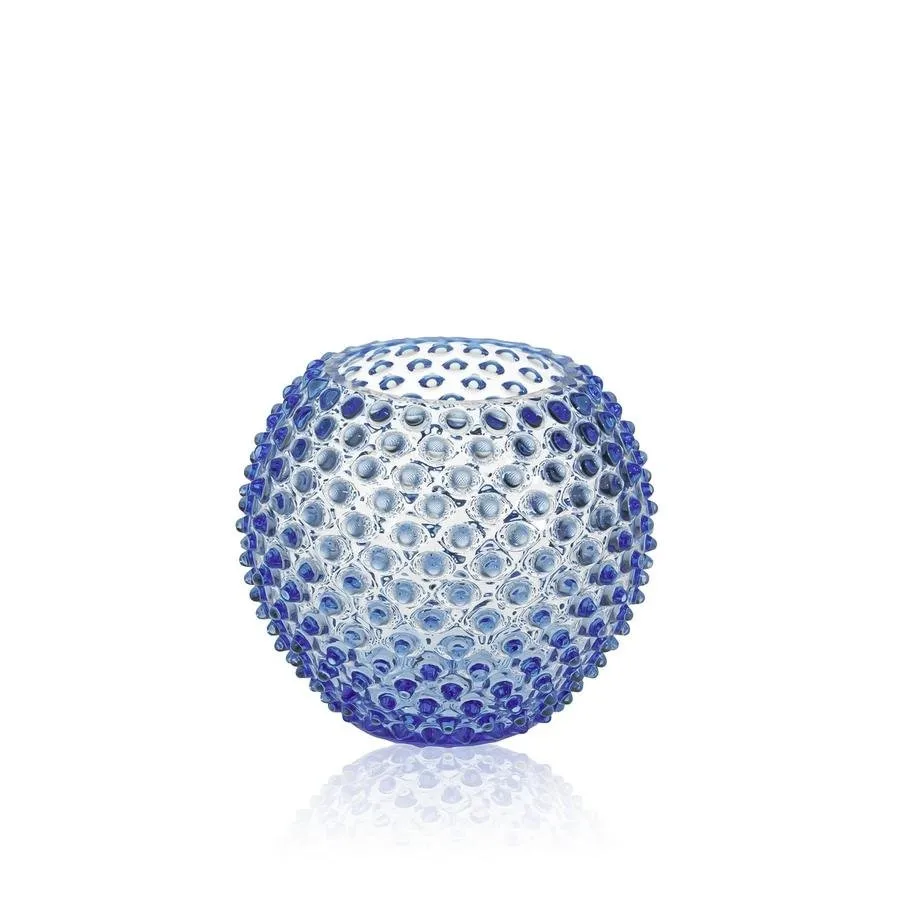 Hobnail Globe 花瓶 18cm, 浅蓝色 Anna Von Lipa