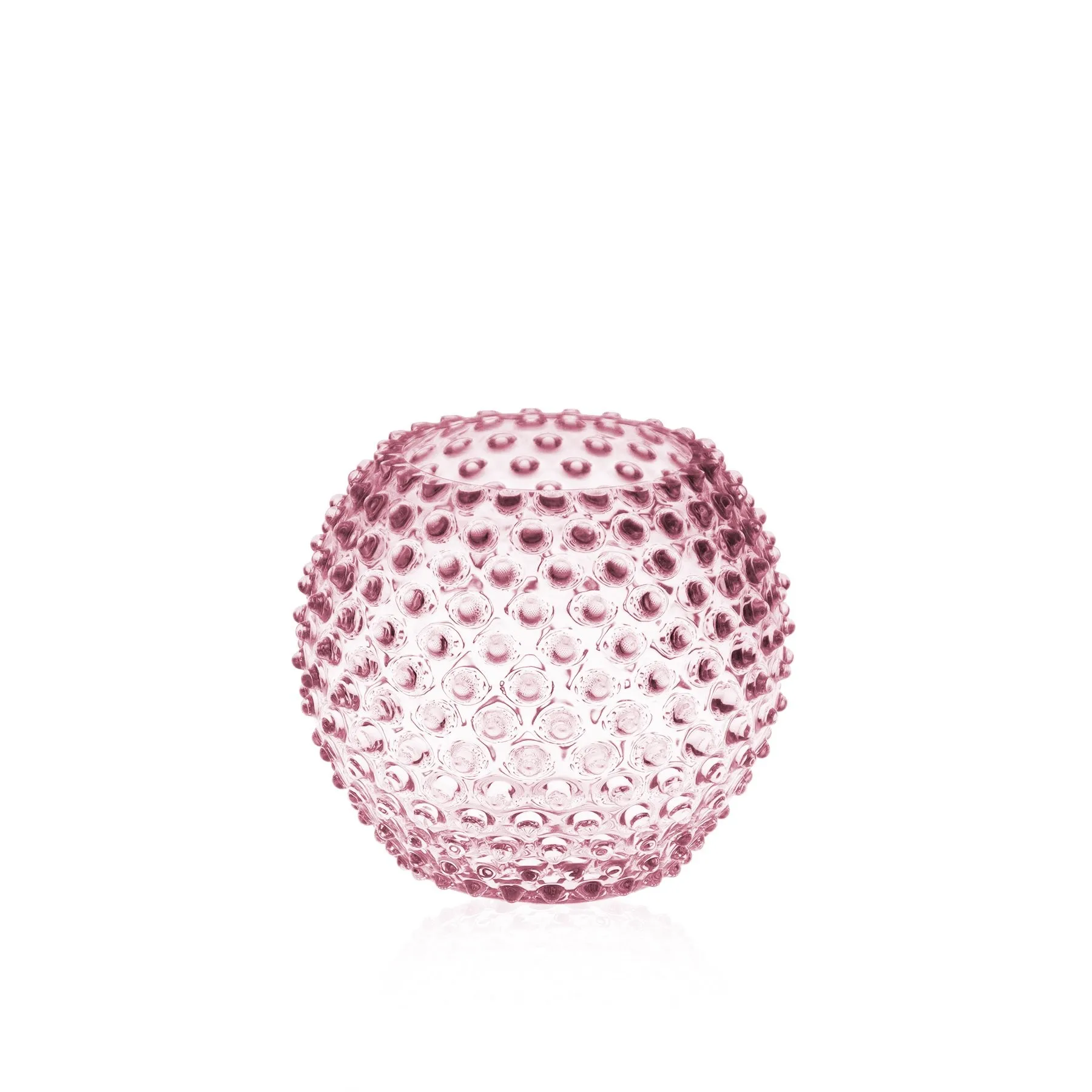 Hobnail Globe 花瓶 18cm, 粉色 Anna Von Lipa