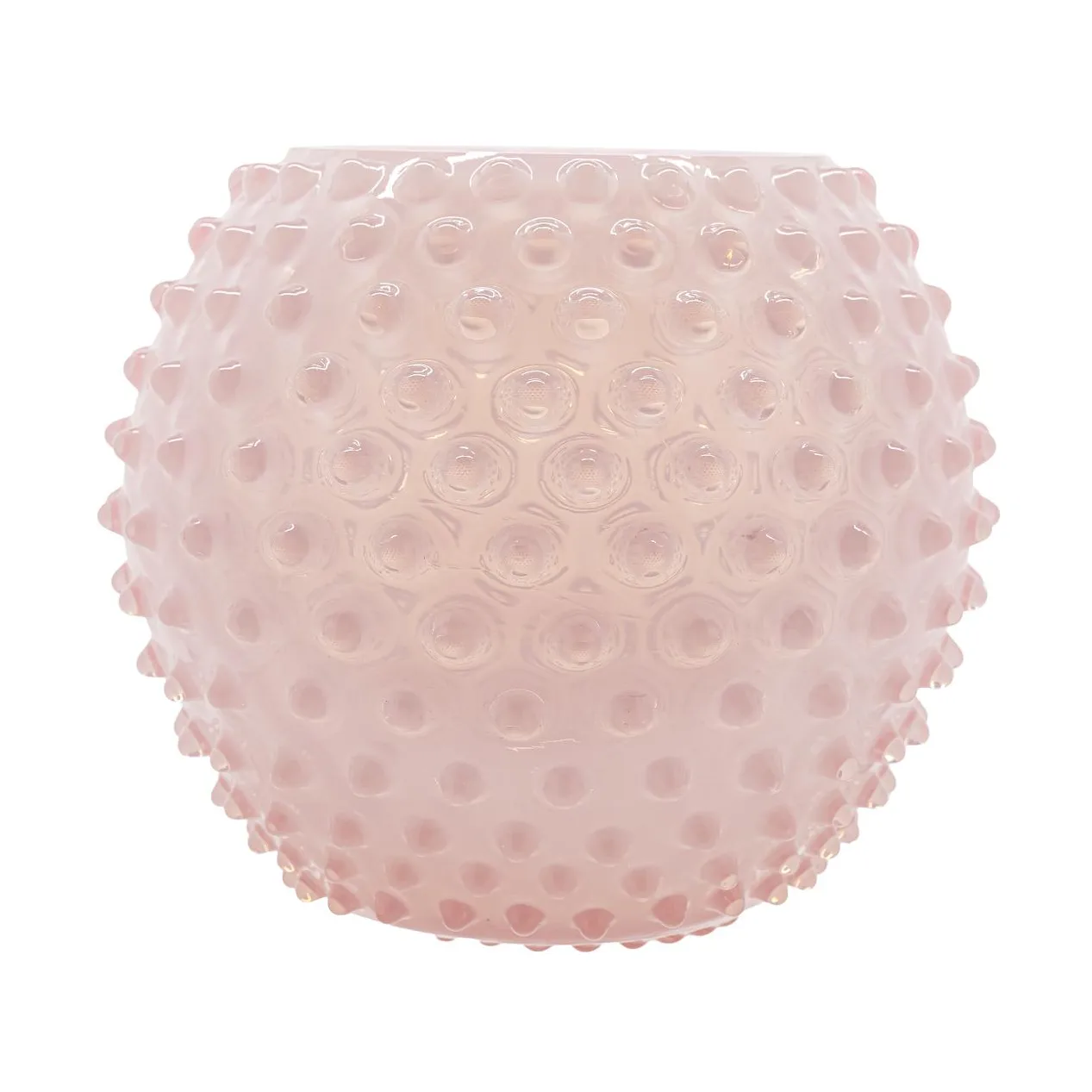 Hobnail Globe 花瓶 18cm, 柔粉色 Anna Von Lipa