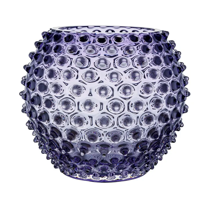Hobnail Globe 花瓶 18cm - 靛蓝色 - Anna Von Lipa