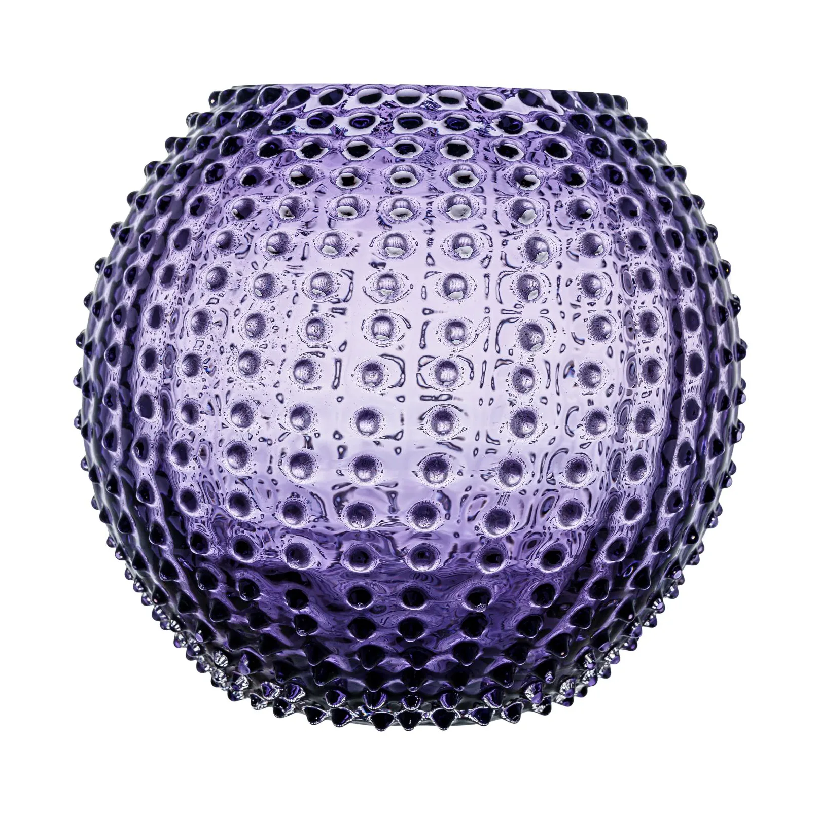 Hobnail Globe 花瓶 24cm, 靛蓝色 Anna Von Lipa