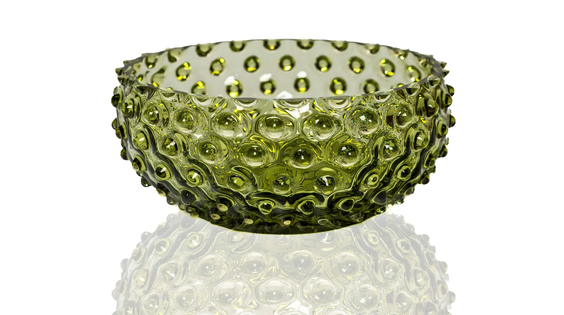 Hobnail Tapas 碗 17cm, 橄榄绿色 Anna Von Lipa