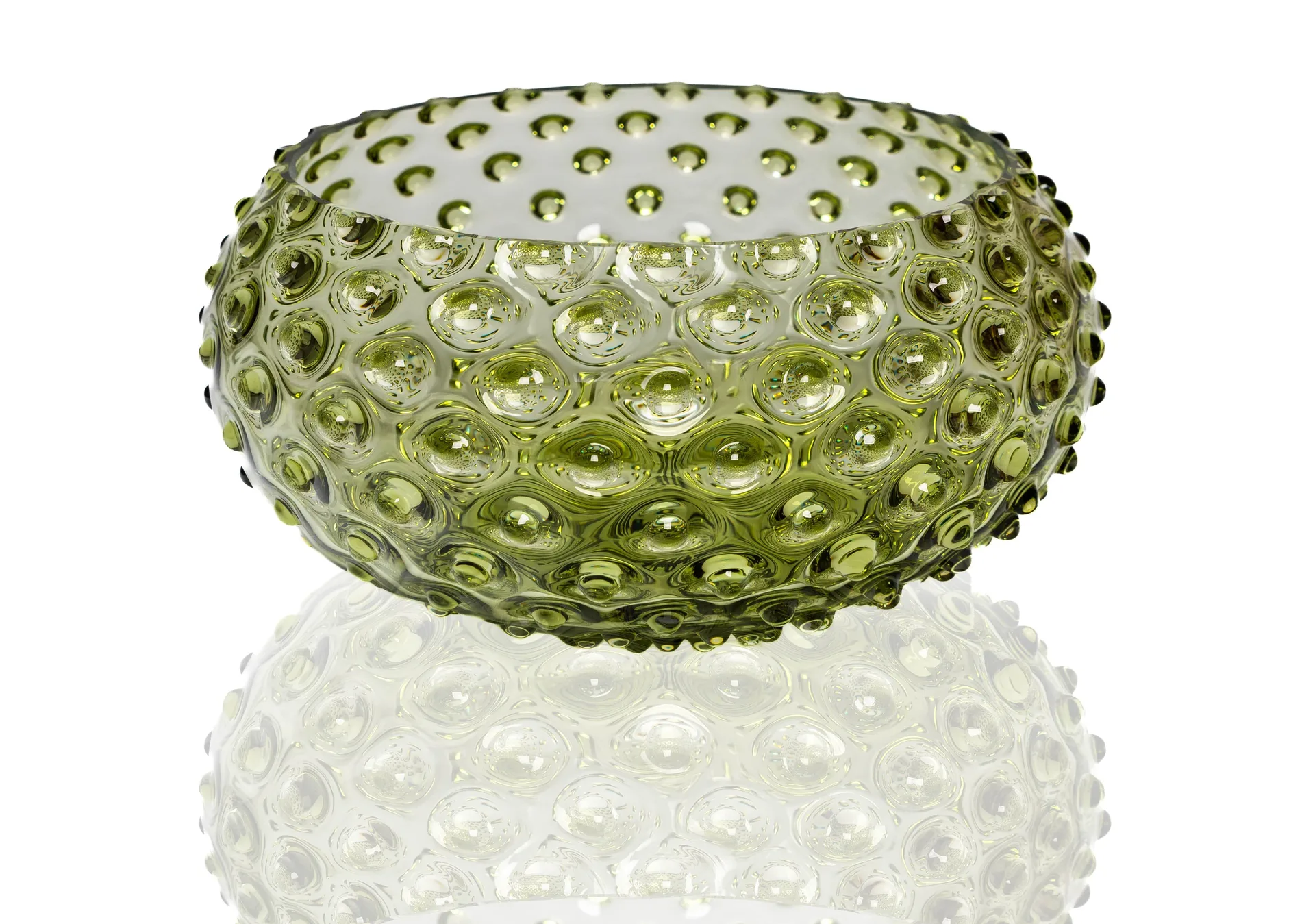 Hobnail Tapas 碗 23cm, 橄榄绿色 Anna Von Lipa