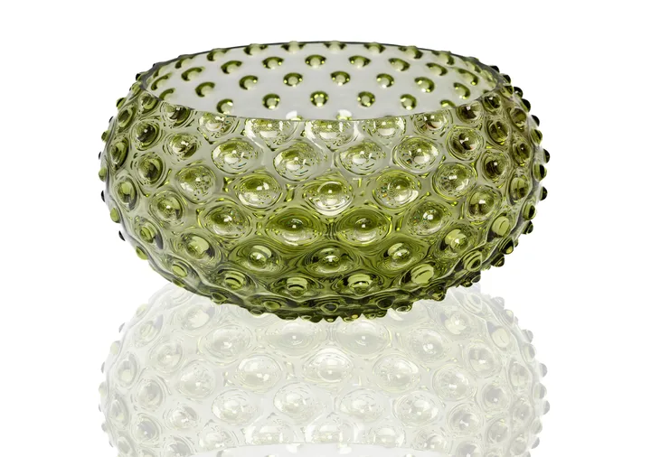 Hobnail Tapas 碗 23cm - 橄榄绿色 - Anna Von Lipa