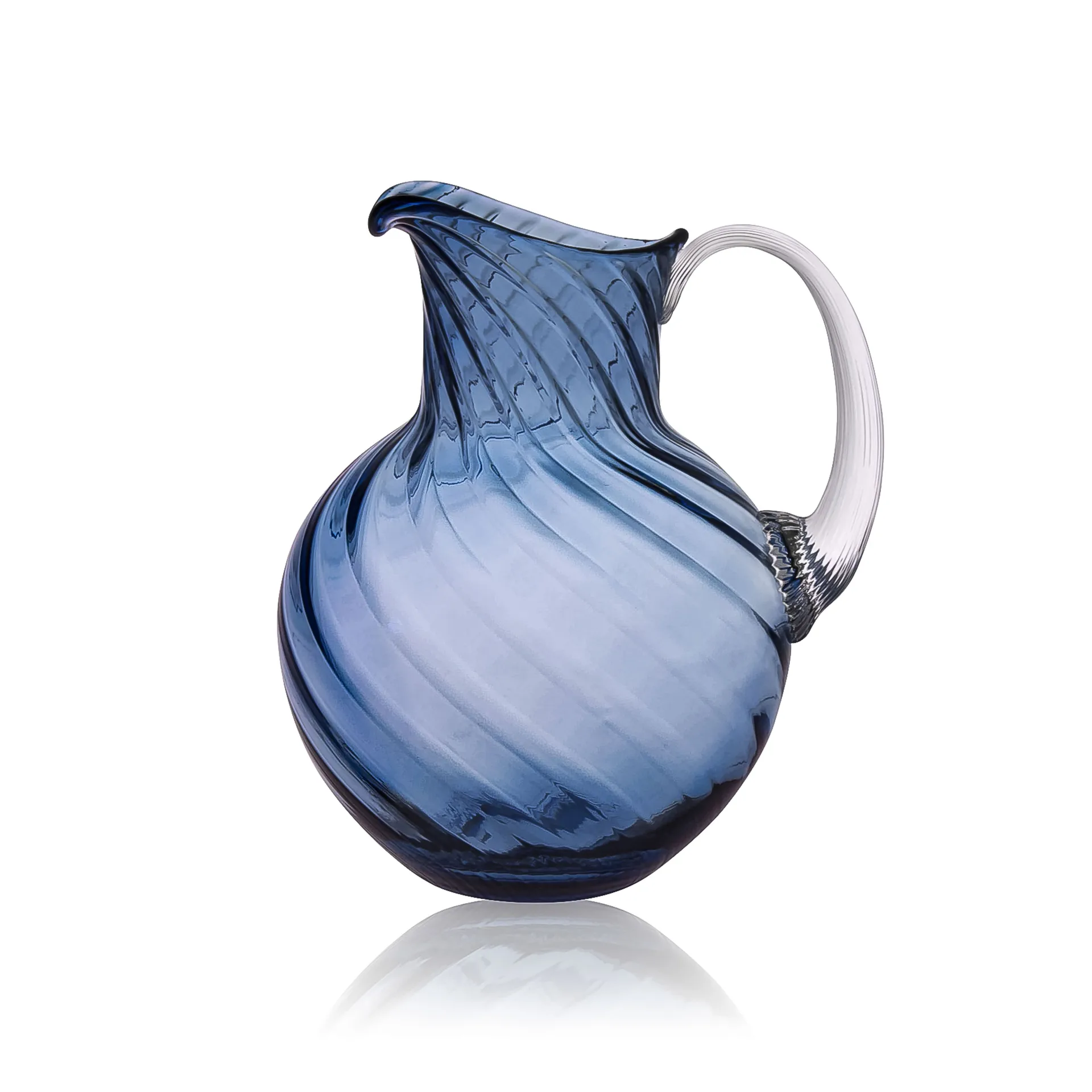 Swirl 水壶 2 l北欧简约风格家居餐桌摆件, 烟蓝色 Anna Von Lipa
