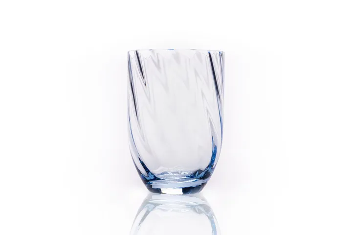 Swirl 玻璃杯 25 cl北欧简约风格家居餐桌摆件 - 浅蓝色 - Anna Von Lipa