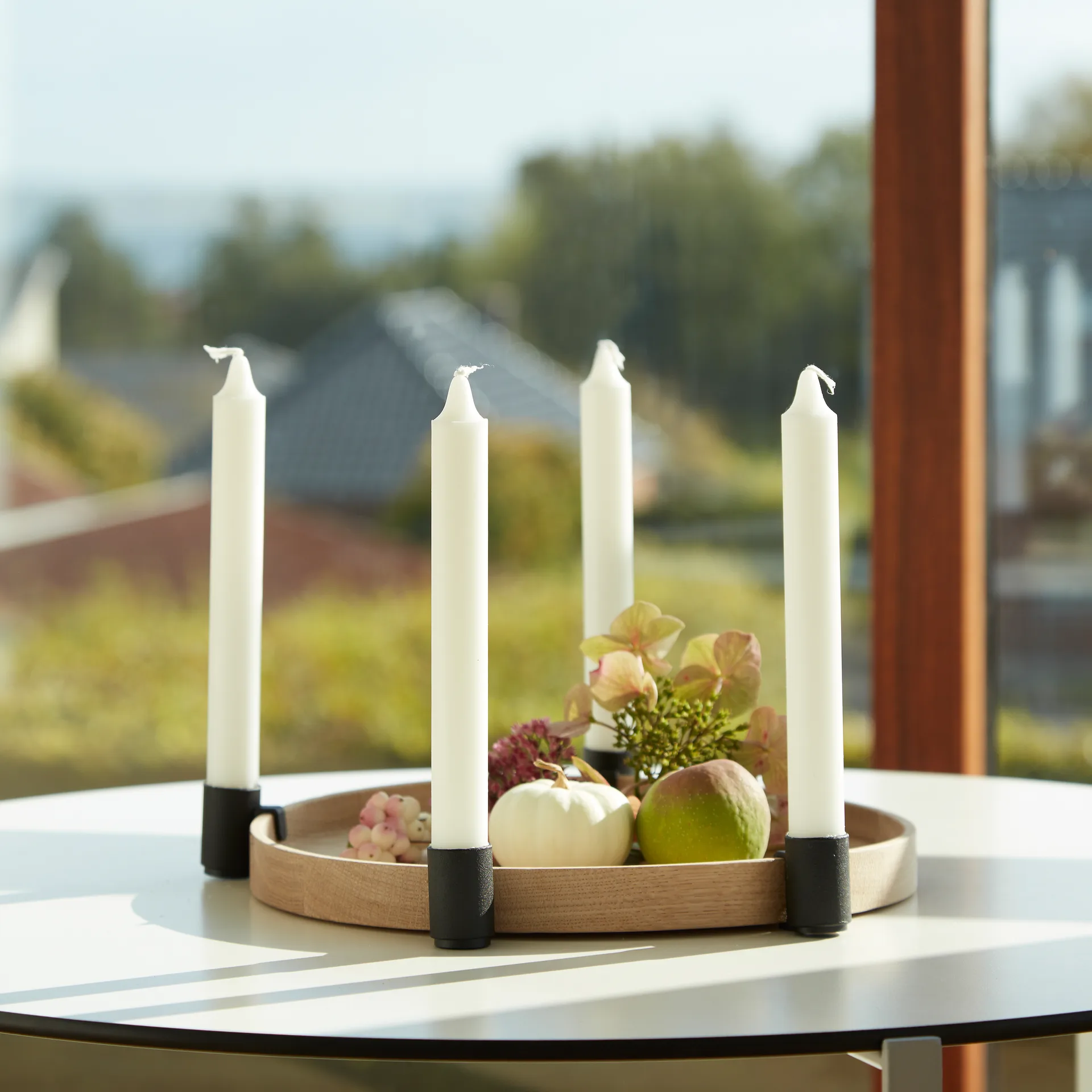 Luna maxi candle sticks, oak-黑色 Applicata
