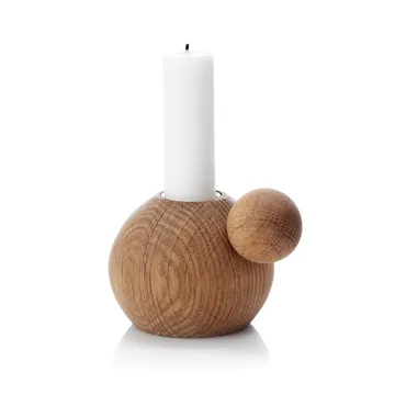 RoundNround candle sticks - oiled oak - Applicata