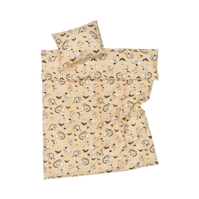 姆明 床上用品套装 150x210 cm - The Moomin family - beige - Arabia