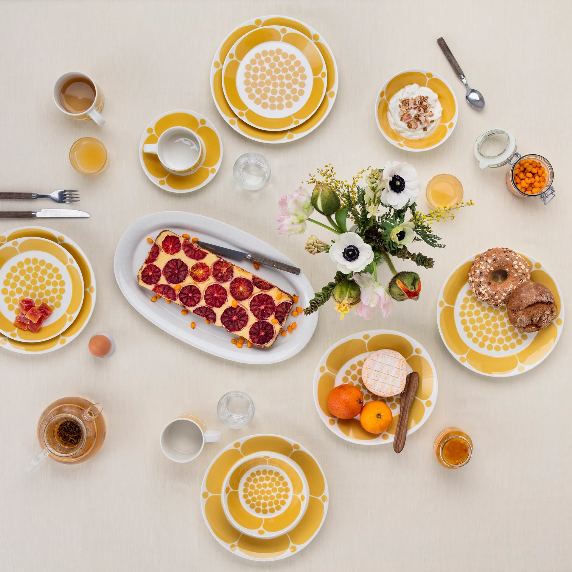 星期天 盘子, 黄色, Ø21 cm Arabia