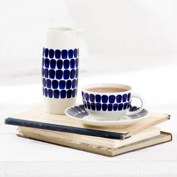 24时 Tuokio 晨露系列 咖啡杯 260ml - 钴蓝色 - Arabia