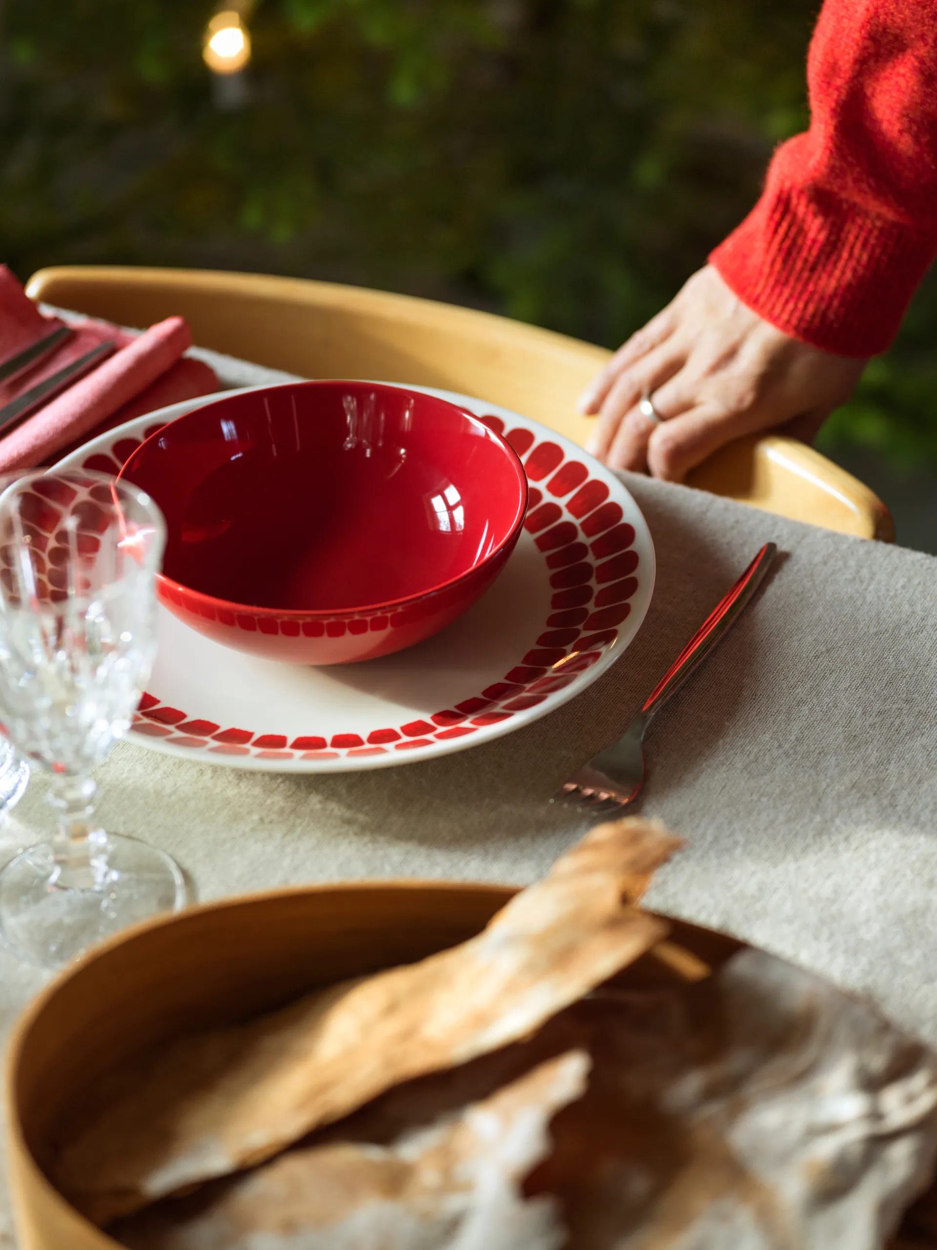 24h Tuokio 盘子 Ø26 cm, 红色 Arabia