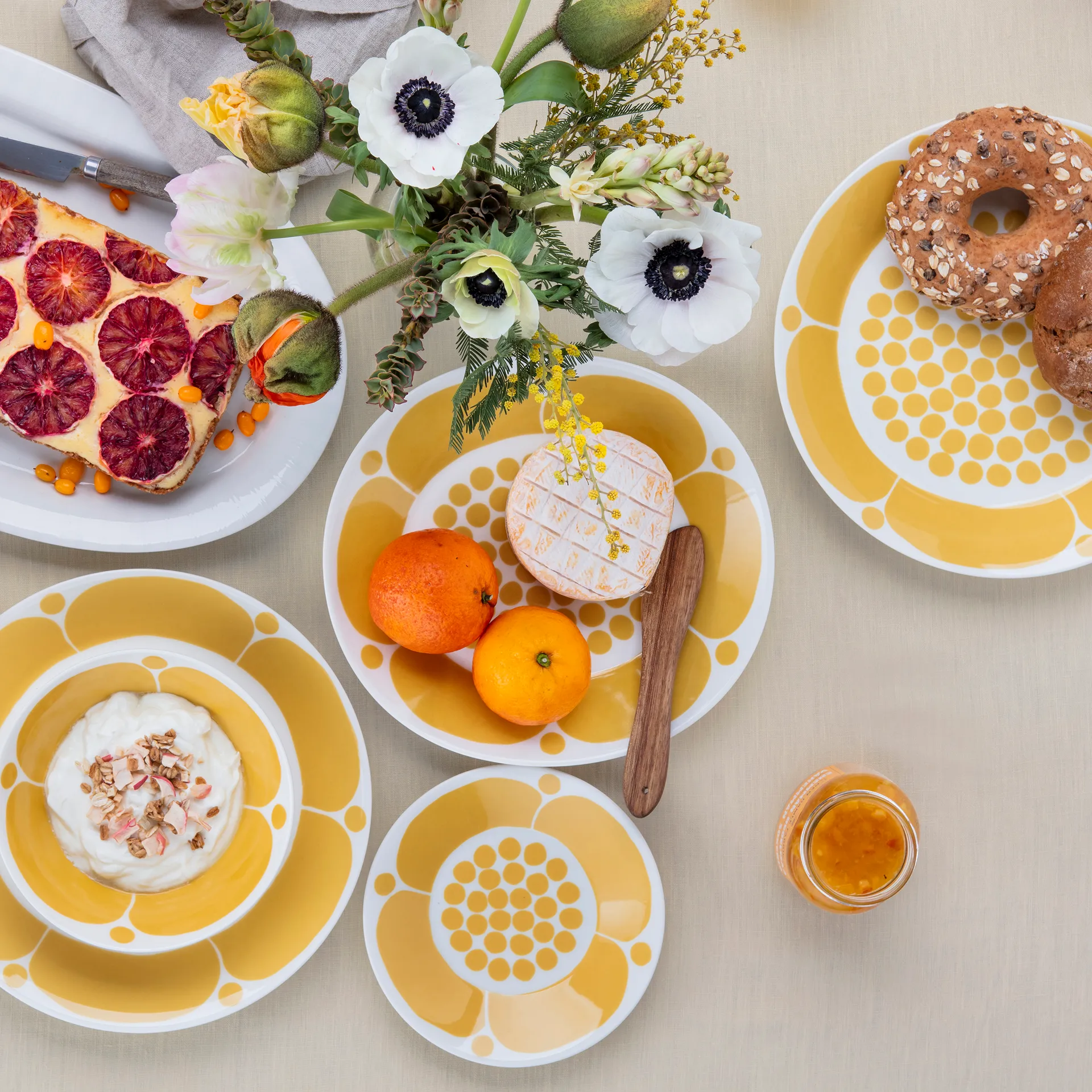 星期天 椭圆盘 25 cm, 黄色 Arabia