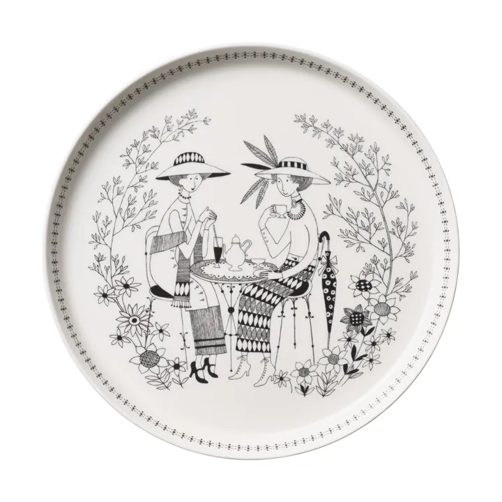 Emilia 艾米丽系列 餐盘 Ø24cm - 黑白 - Arabia