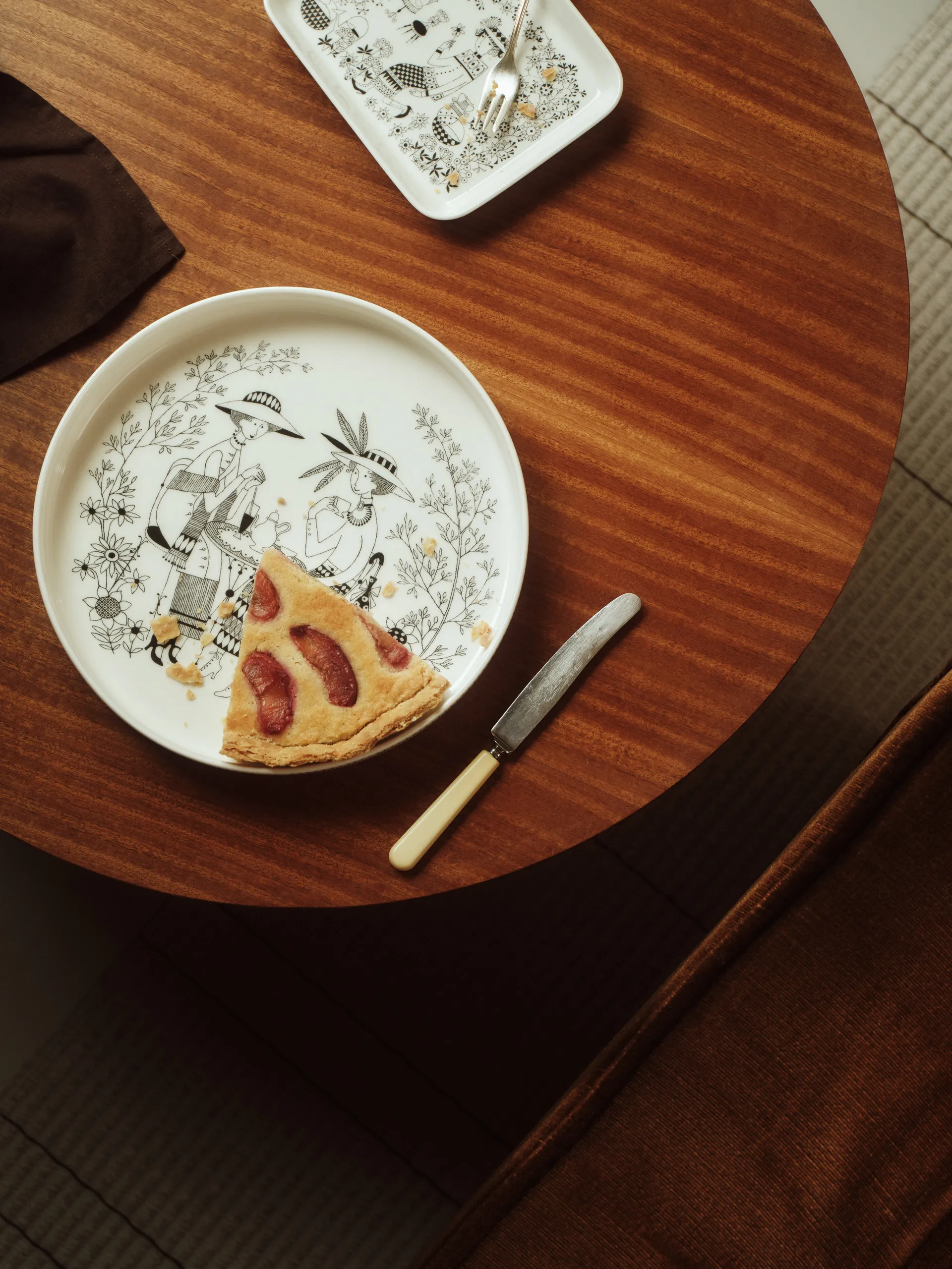 Emilia pie dish Ø28 cm, 黑色-白色 Arabia