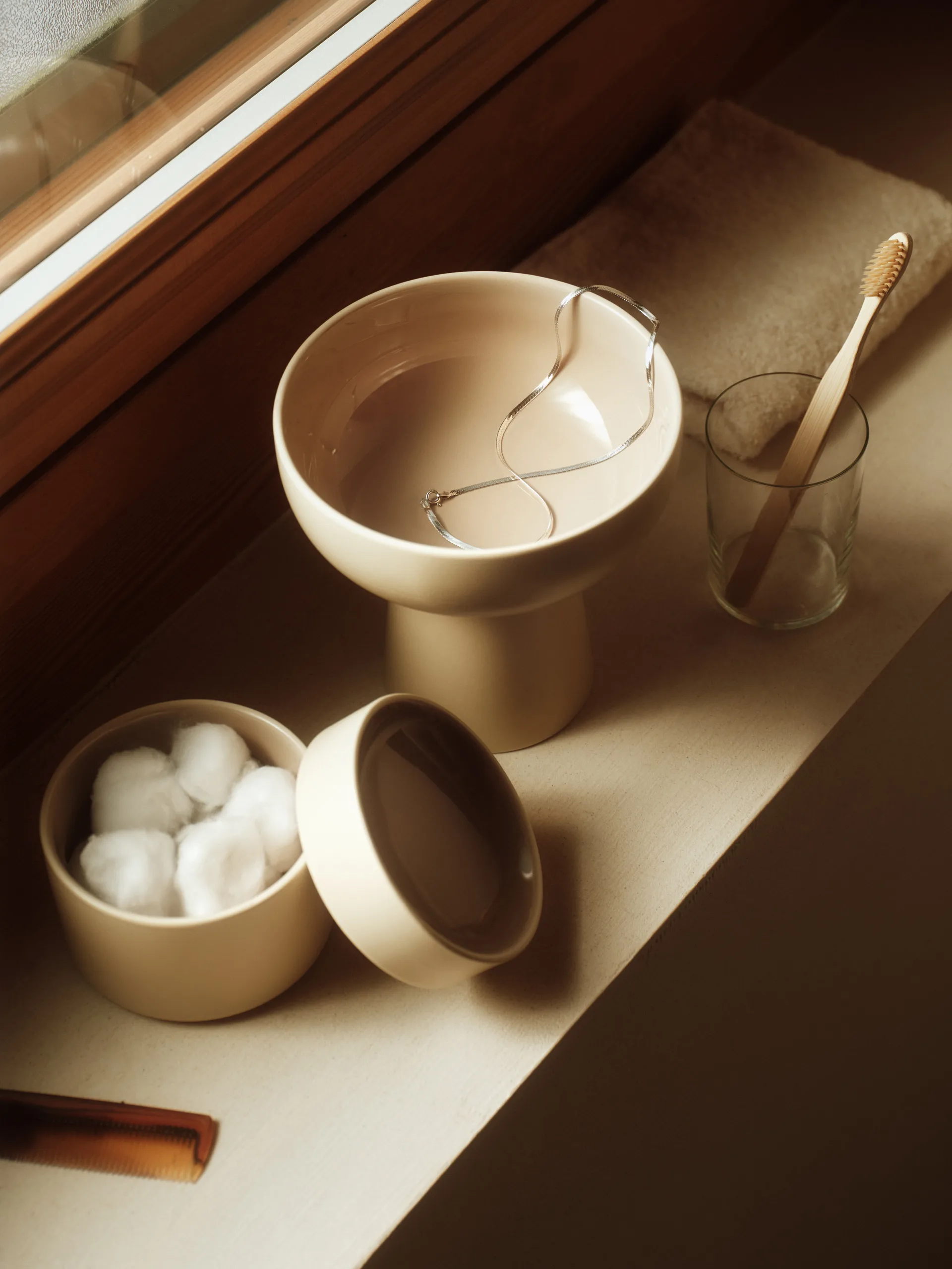 Kirnu decorative 罐子 Ø11x10 cm, 米色 Arabia