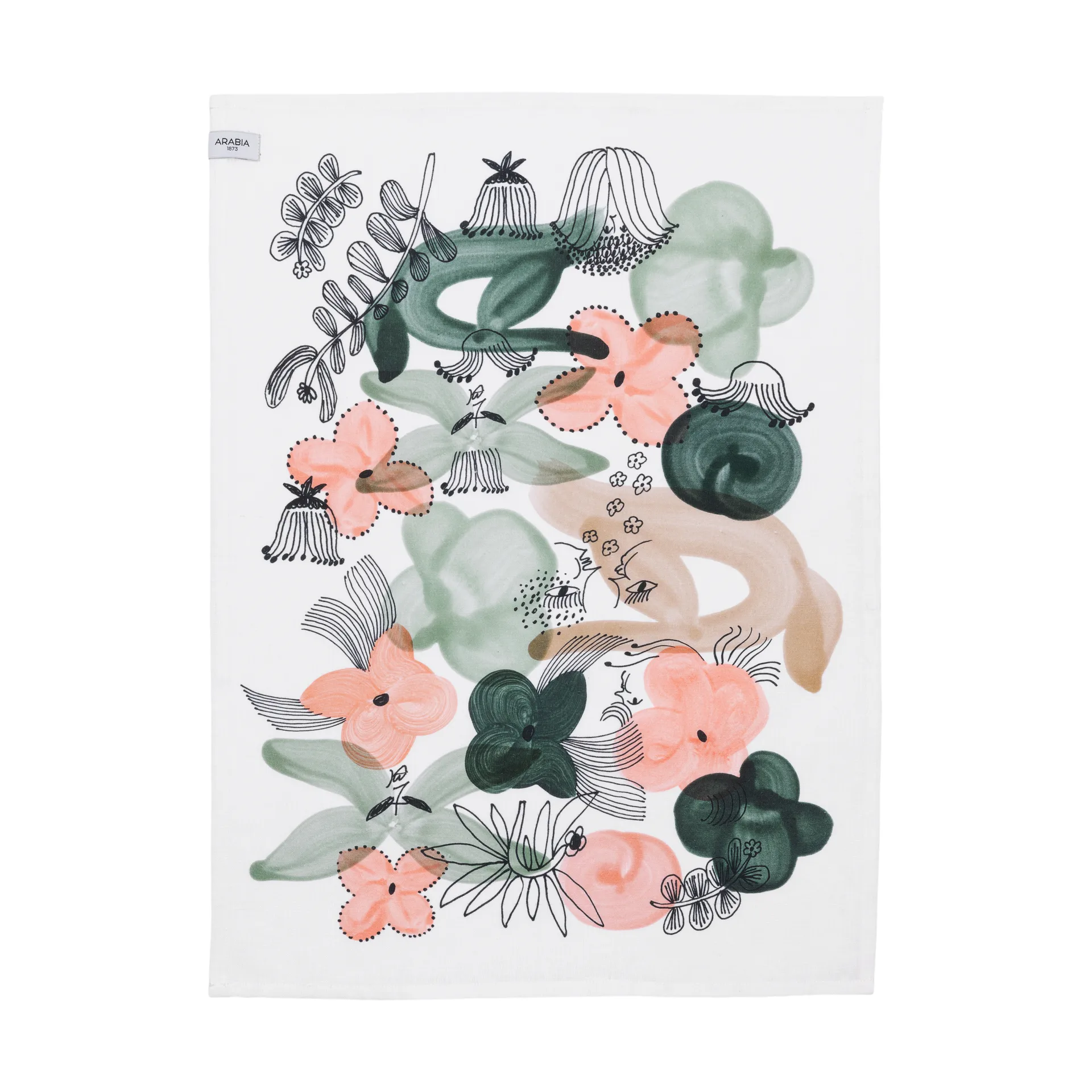 Kukkamaa 厨房巾 50x70 cm, 绿色 Arabia