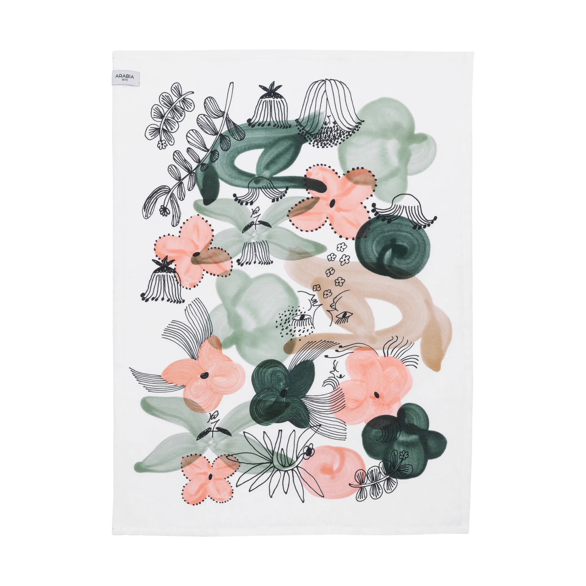 Kukkamaa 厨房巾 50x70cm, 绿色 Arabia
