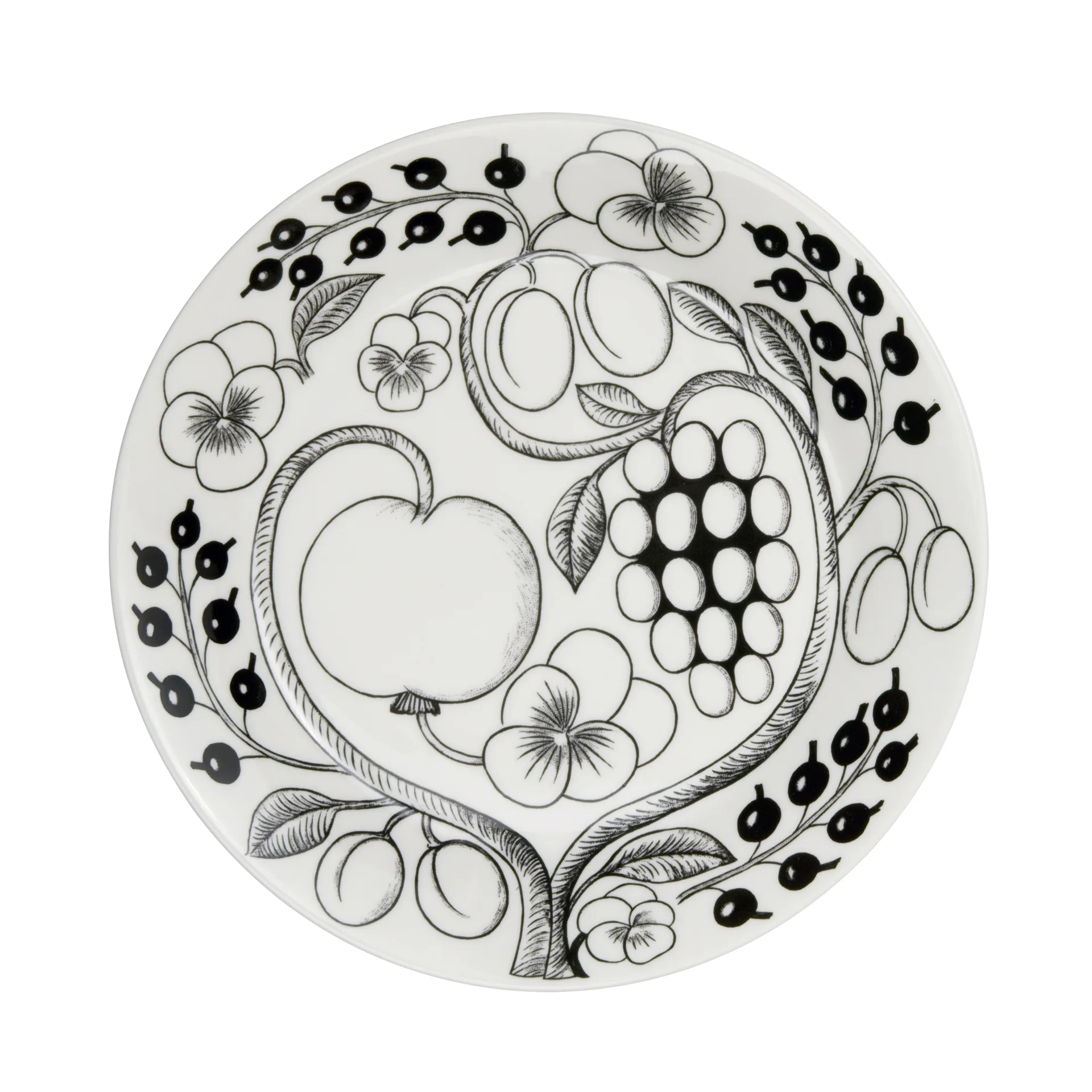 Paratiisi 硕果 盘子 Ø26 cm, 黑色 Arabia
