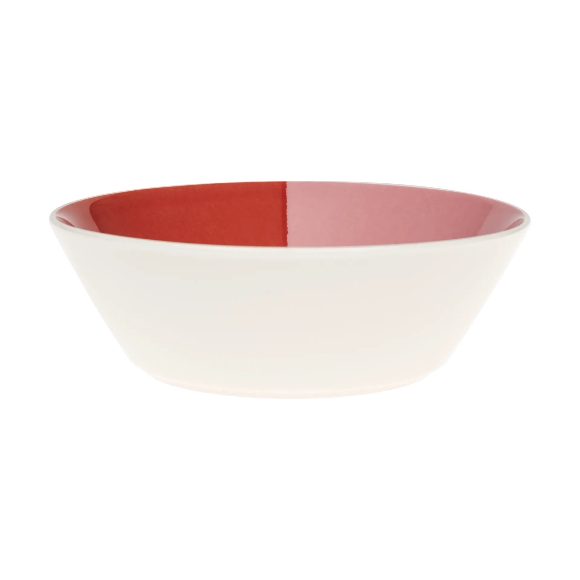 Vuokko 碗 Ø17cm, 双色_粉色-红色 Arabia