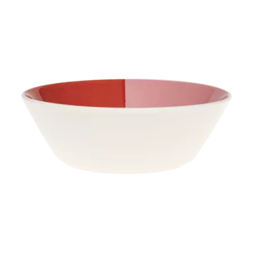 Vuokko 碗 Ø17cm - 双色_粉色-红色 - Arabia