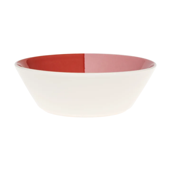 Vuokko 碗 Ø17cm - 双色_粉色-红色 - Arabia