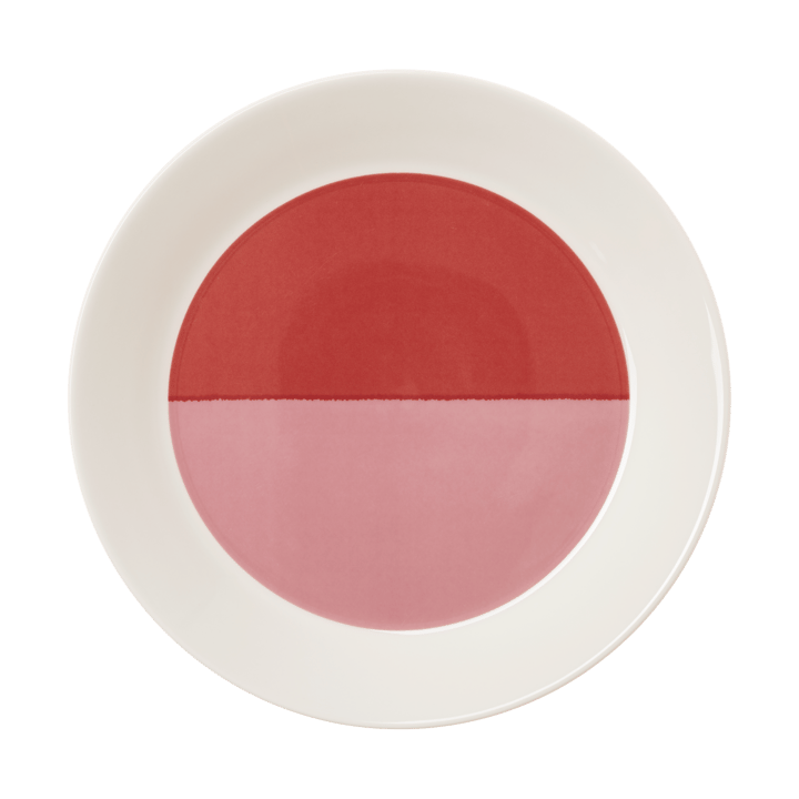 Vuokko 盘子 Ø22 cm - 2-color 粉色-红色 - Arabia