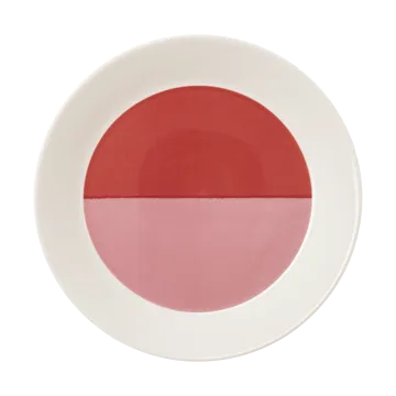 Vuokko 餐盘 Ø22cm - 双色_粉色-红色 - Arabia