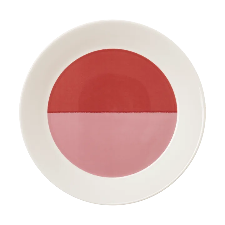 Vuokko 餐盘 Ø22cm - 双色_粉色-红色 - Arabia