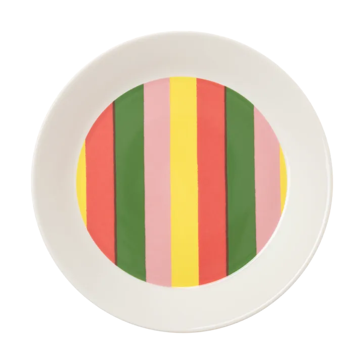 Vuokko 餐盘 Ø22cm - 小号_4条纹 - Arabia
