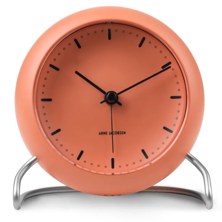 AJ City Hall 台钟 - 浅橙色 - Arne Jacobsen Clocks