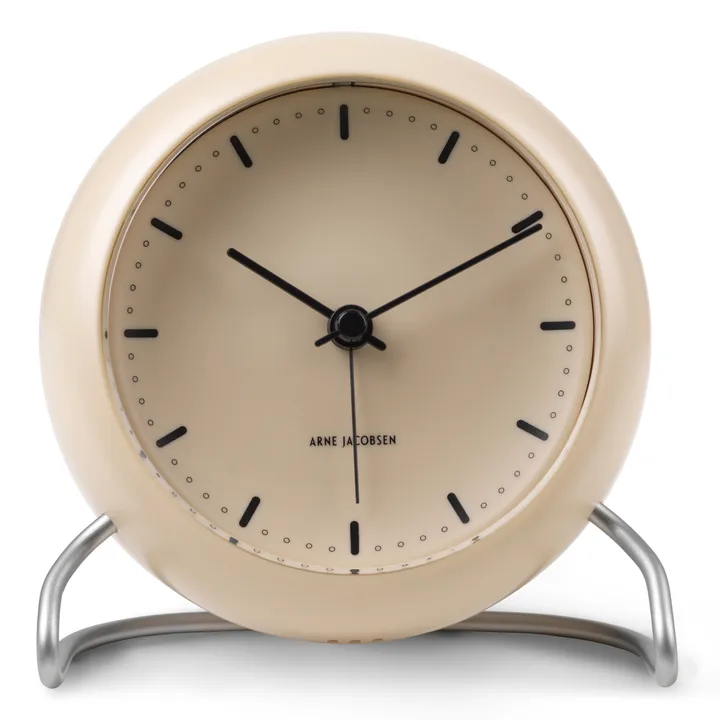 AJ City Hall 台钟 - 沙米色 - Arne Jacobsen Clocks