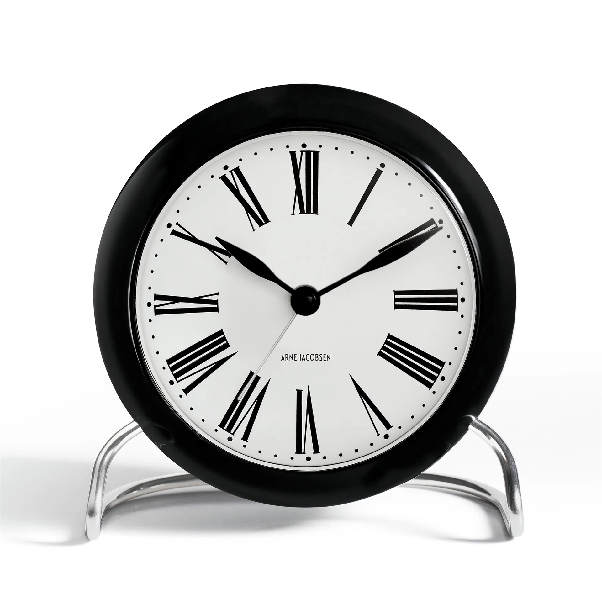 AJ Roman 桌面时钟, 黑色 Arne Jacobsen Clocks