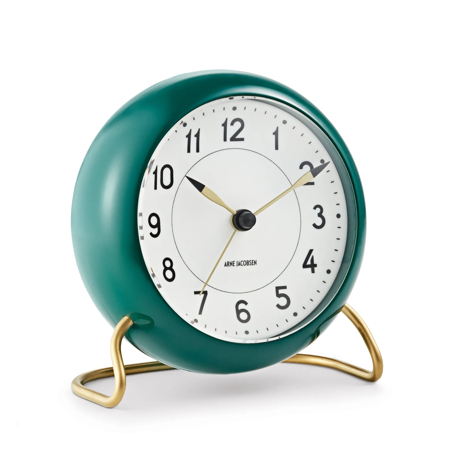 AJ Station 台钟 绿色, 绿色 Arne Jacobsen Clocks
