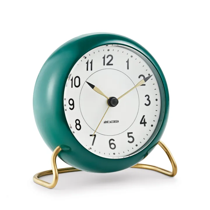 AJ Station 台钟 绿色 - 绿色 - Arne Jacobsen Clocks