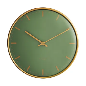 Arne Jacobsen 市政厅系列 - 绿色_Ø21cm - Arne Jacobsen Clocks
