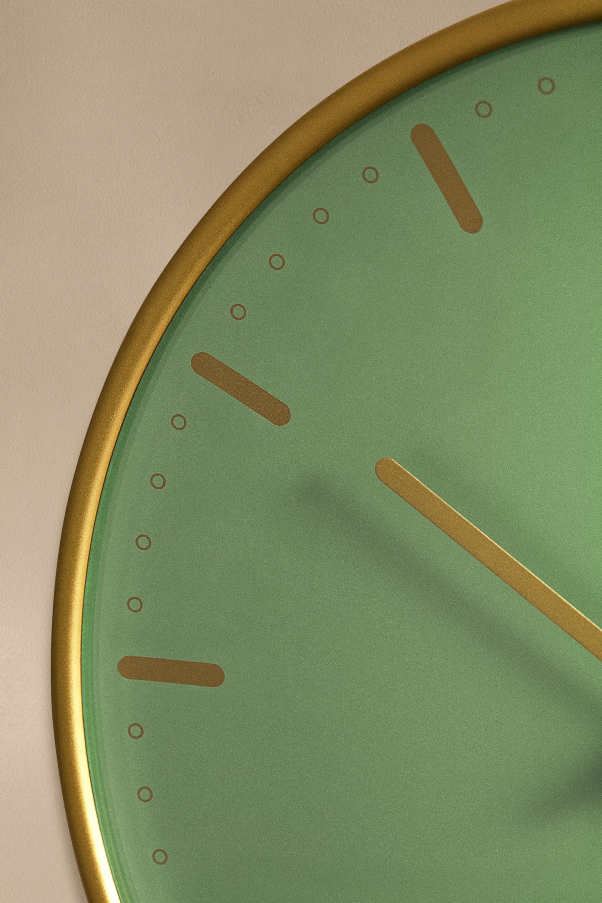Arne Jacobsen 市政厅系列, 绿色_Ø21cm Arne Jacobsen Clocks