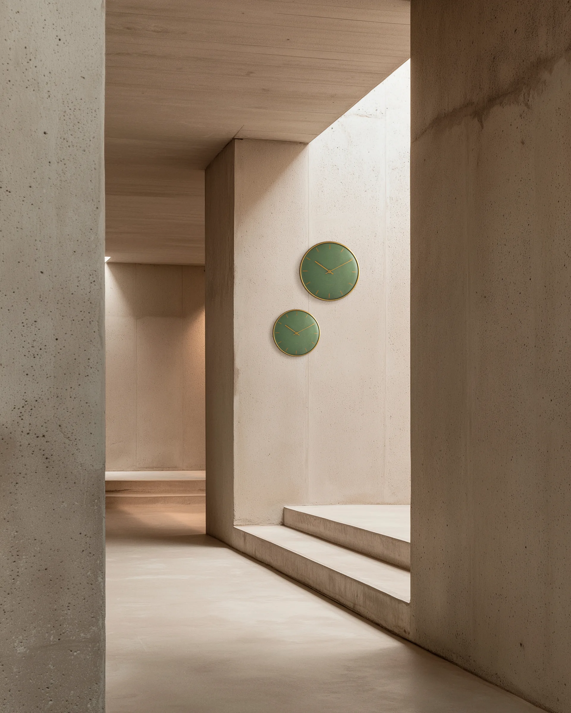 Arne Jacobsen 市政厅系列, 绿色_Ø21cm Arne Jacobsen Clocks